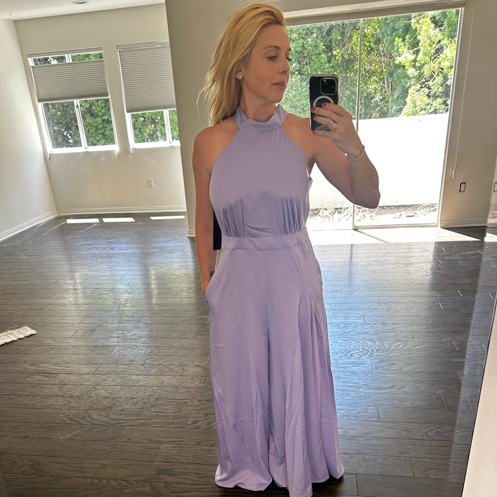 Women’s Lavender Halter Maxi Dress
